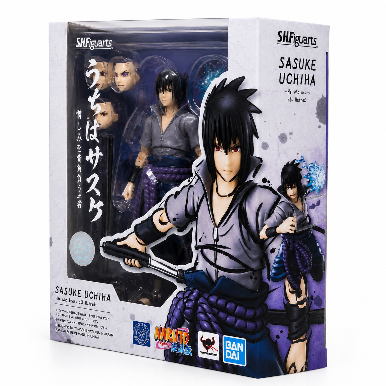 S.H.Figuarts Sasuke Uchiha Full Set Contents