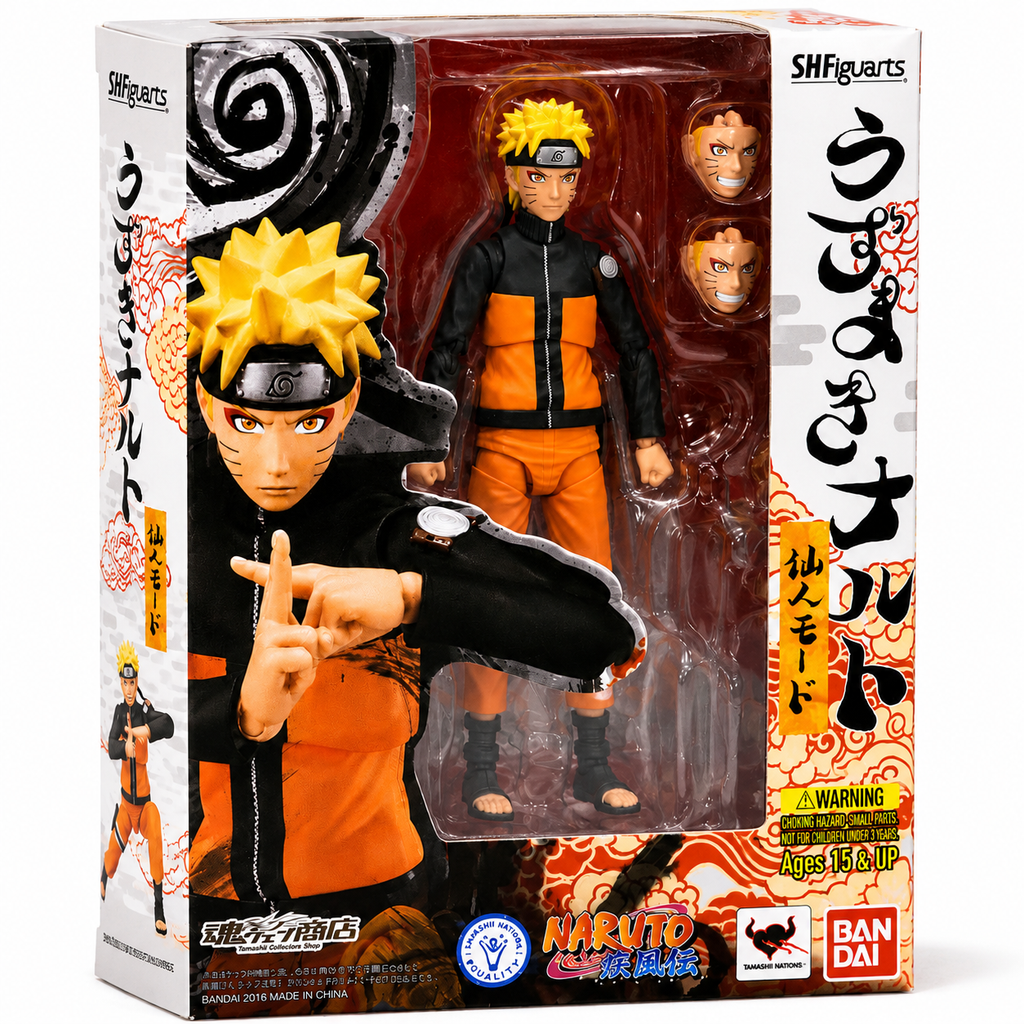 Naruto Uzumaki Figuarts ZERO figure side view, 140mm PVC collectible 2