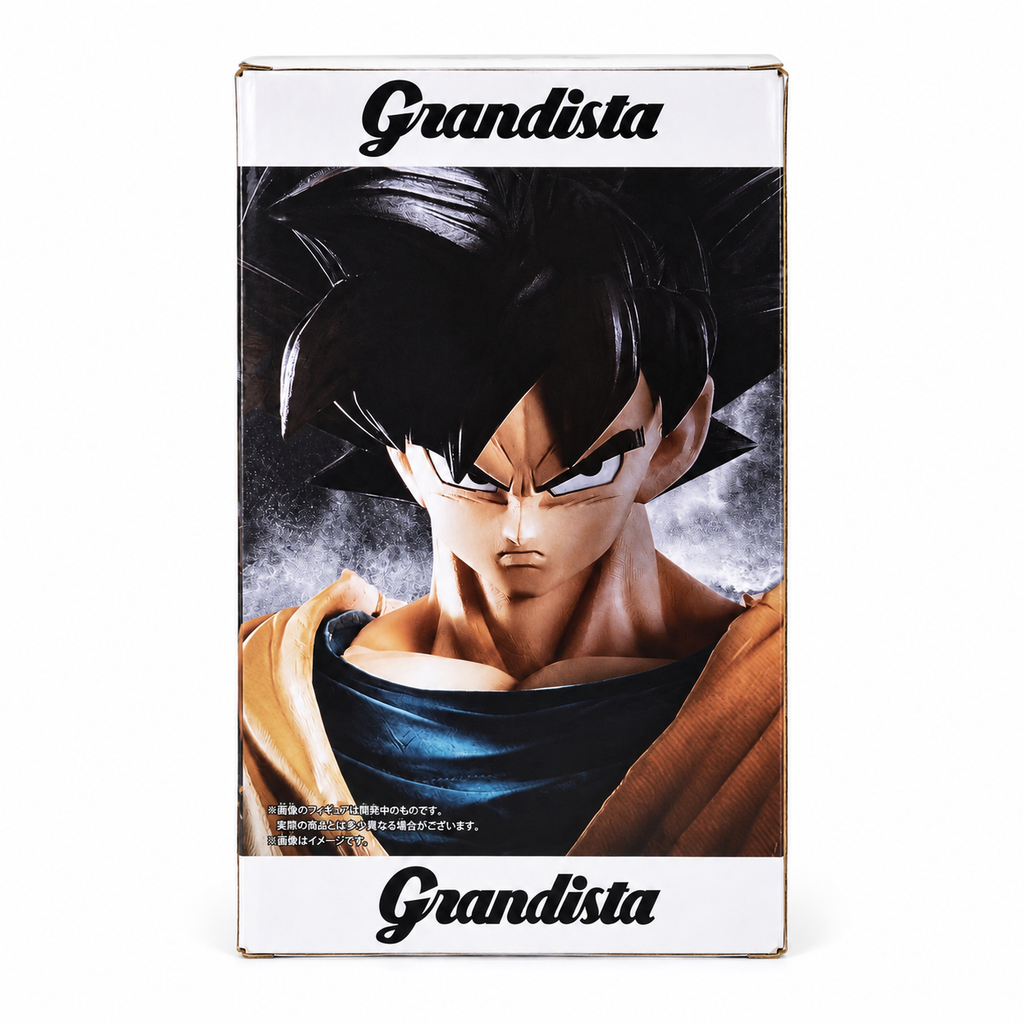 Dragon Ball Z S.H.Figuarts Son Goku Legendary Super Saiyan figure box back showing Super Modeling sculpt detail and Super Action articulation pose sequences with interchangeable face parts and Kamehameha effect, bilingual Japanese and English, Bandai Namco Bandai Spirits
