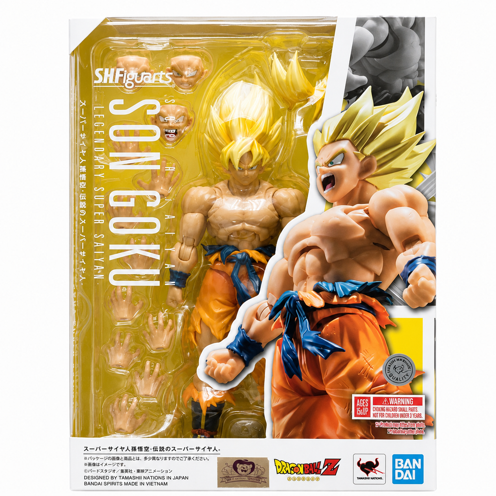 Son Goku Legendary Super Saiyan Figure - Dragon Ball Z S.H.Figuarts | Bandai Tamashii Nations | ENISHI HOBBY
