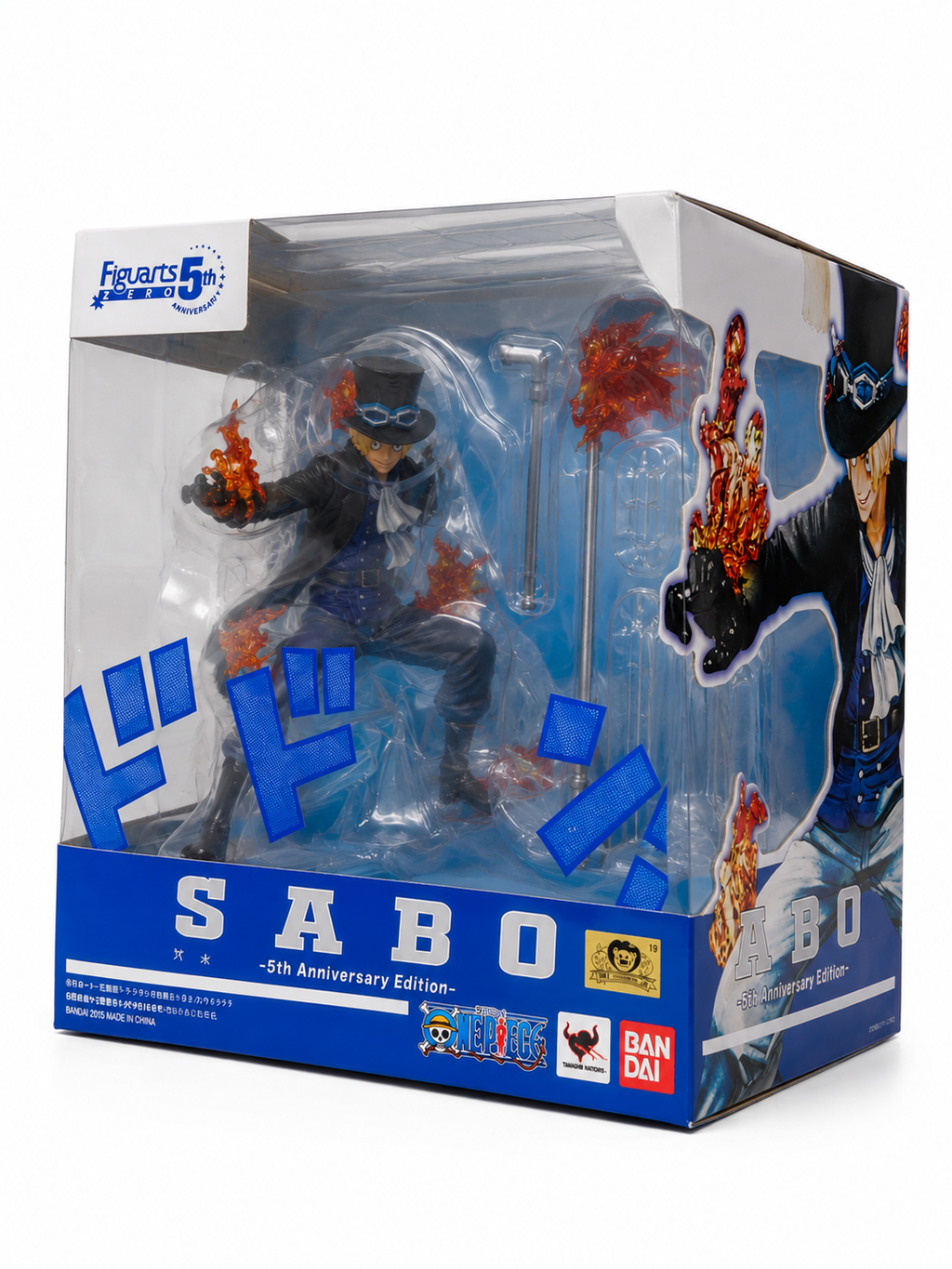 Figuarts ZERO Sabo figure with Dodon effect and pedestal, One Piece