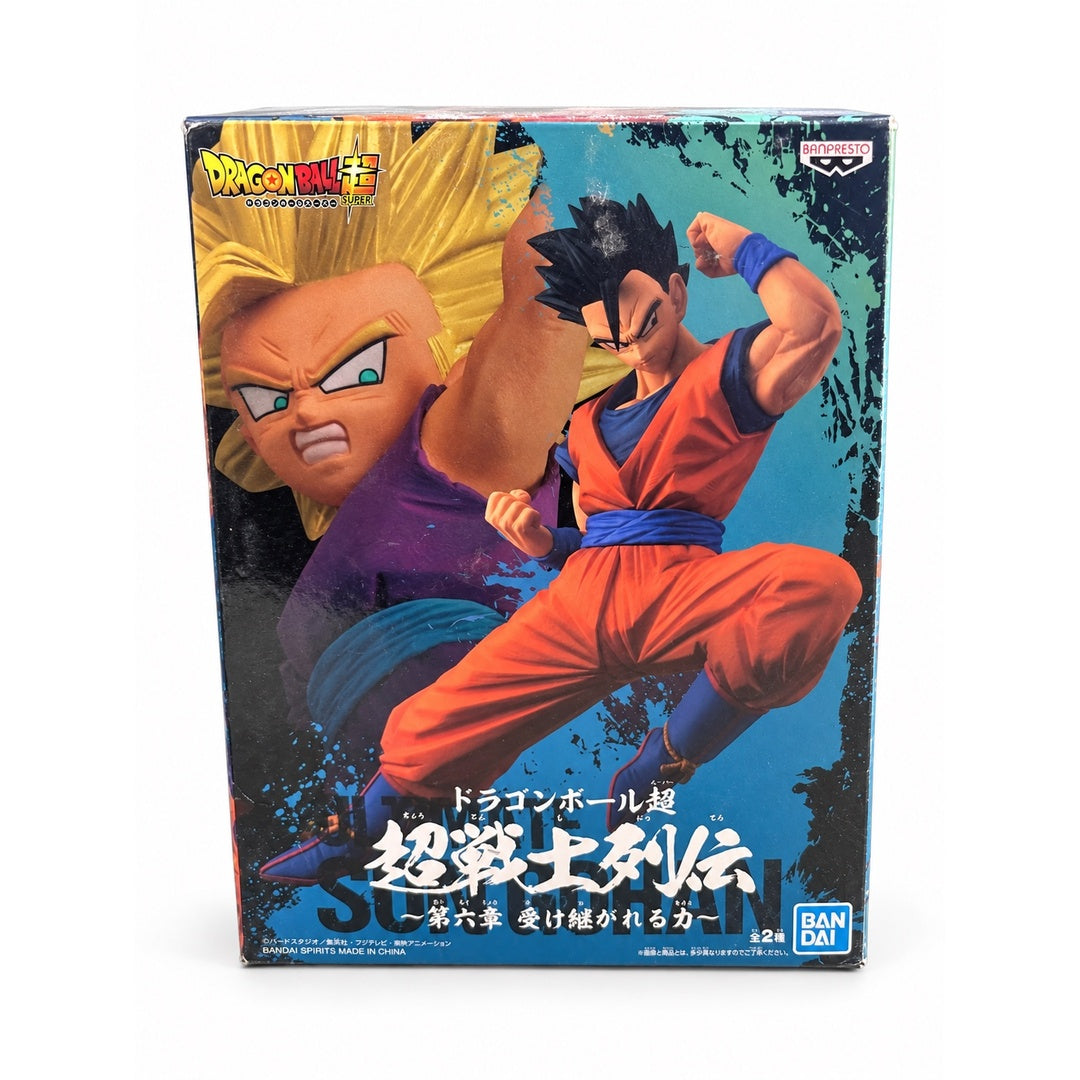 Front of the Banpresto Dragon Ball Super Chosenshiretsuden Chapter 6 box featuring Son Gohan in an orange gi.