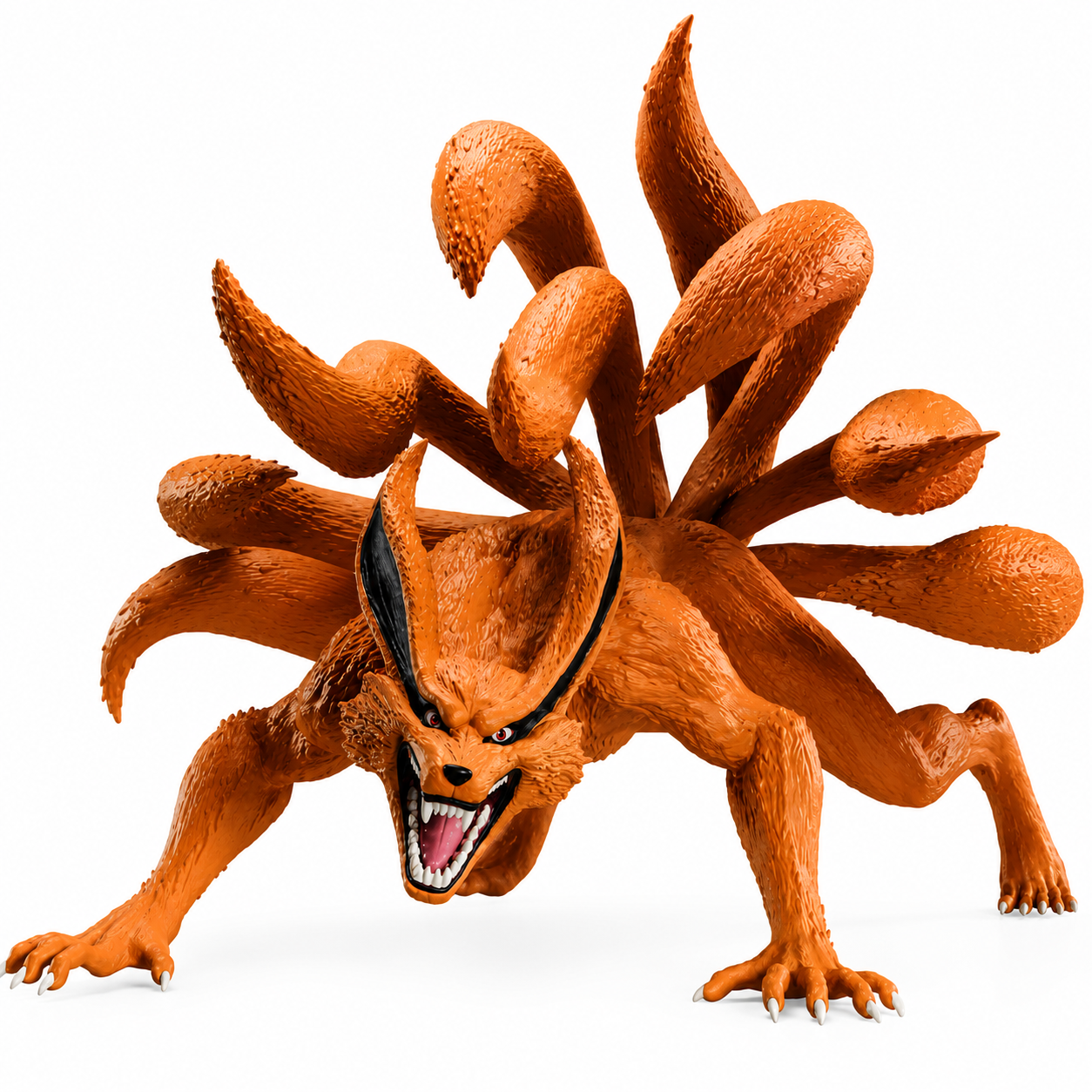 Kurama Nine-Tails Fox figure detail close-up, Naruto Shippuden Banpresto2