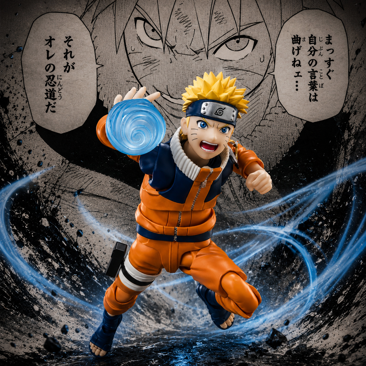 S.H.Figuarts Uzumaki Naruto figure Rasengan action pose – NARUTO Bandai Namco