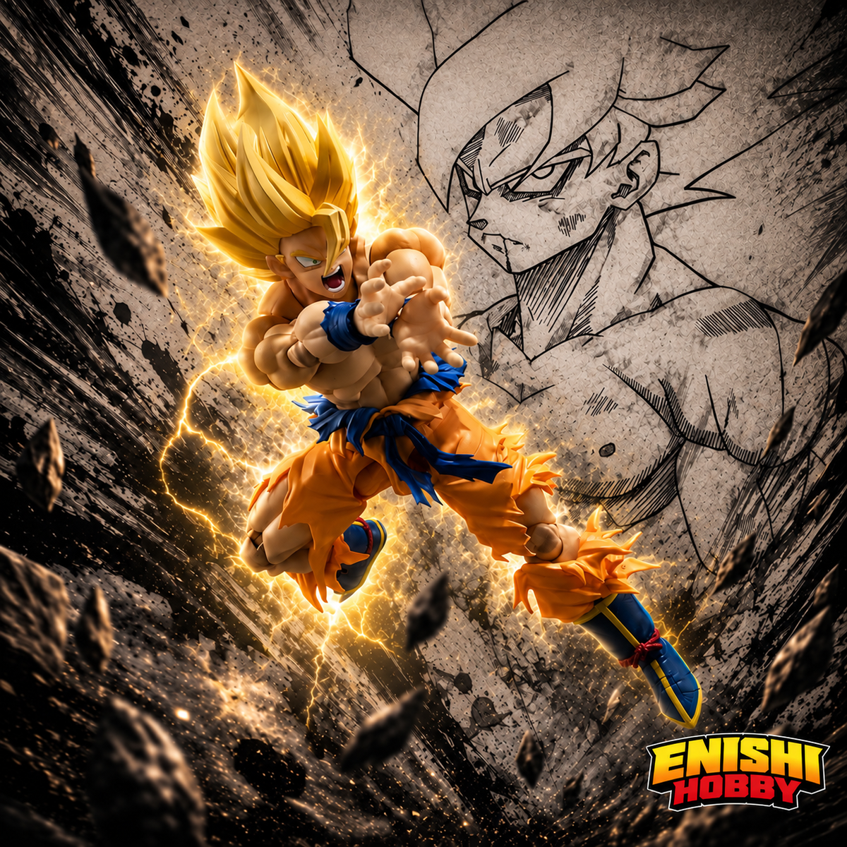 Son Goku Legendary Super Saiyan Figure - Dragon Ball Z S.H.Figuarts | Bandai Tamashii Nations | ENISHI HOBBY