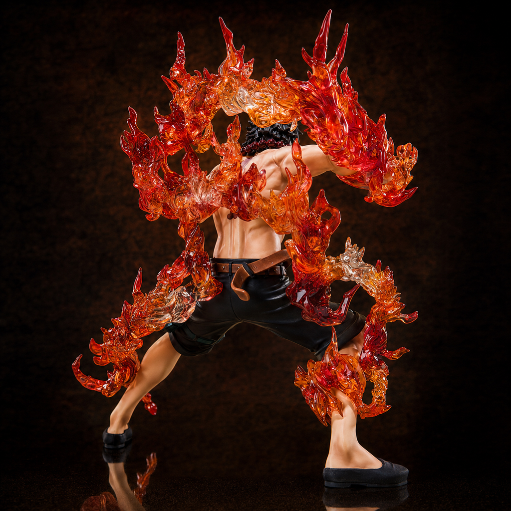 Figures ZERO Portgas D Ace Battle Ver. replacement head expression 1