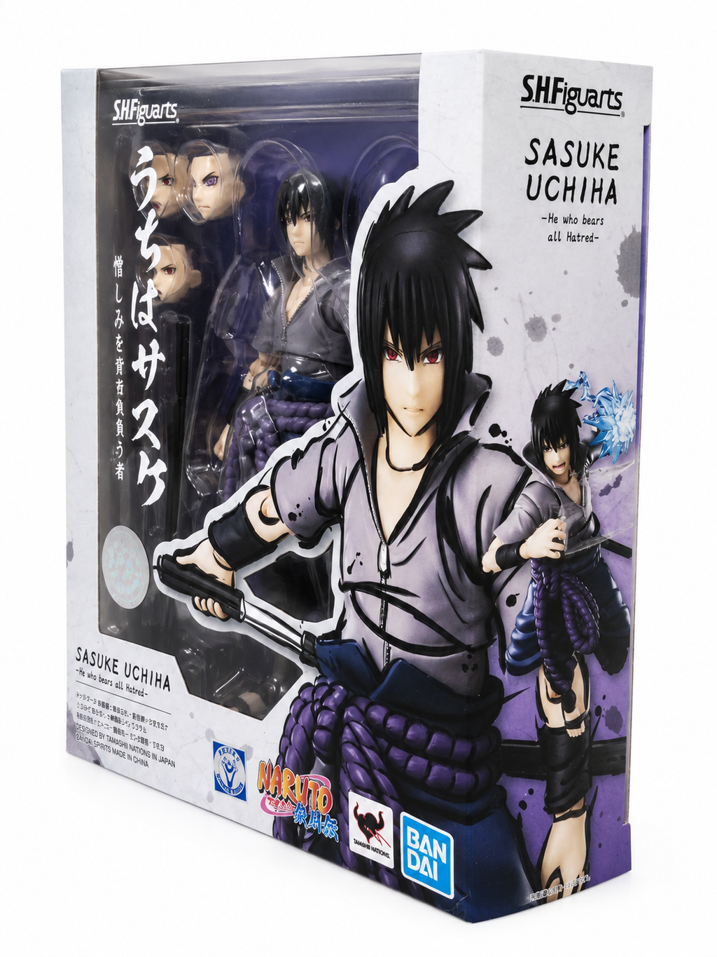 S.H.Figuarts Sasuke Uchiha Full Set Contents