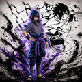 Sasuke Uchiha premium action figure front view – NARUTO collectible by ENISHI HOBBY