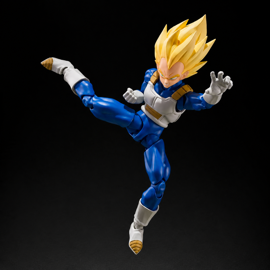 Vegeta Dragon Ball Figure Side View - ENISHI HOBBY