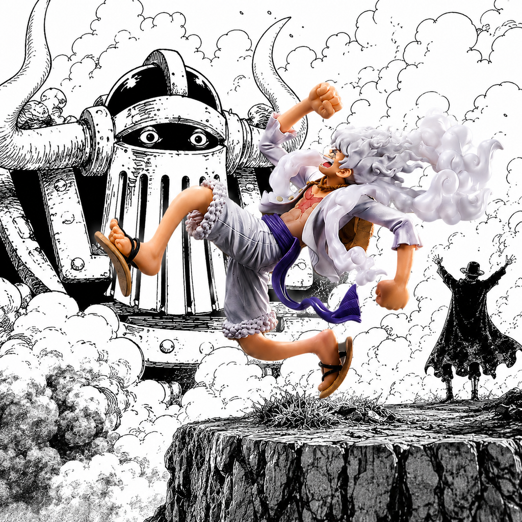 One Piece Ichiban Kuji Beyond the Level A Prize – Monkey D. Luffy Gear 5 Figure Box Front | Bandai