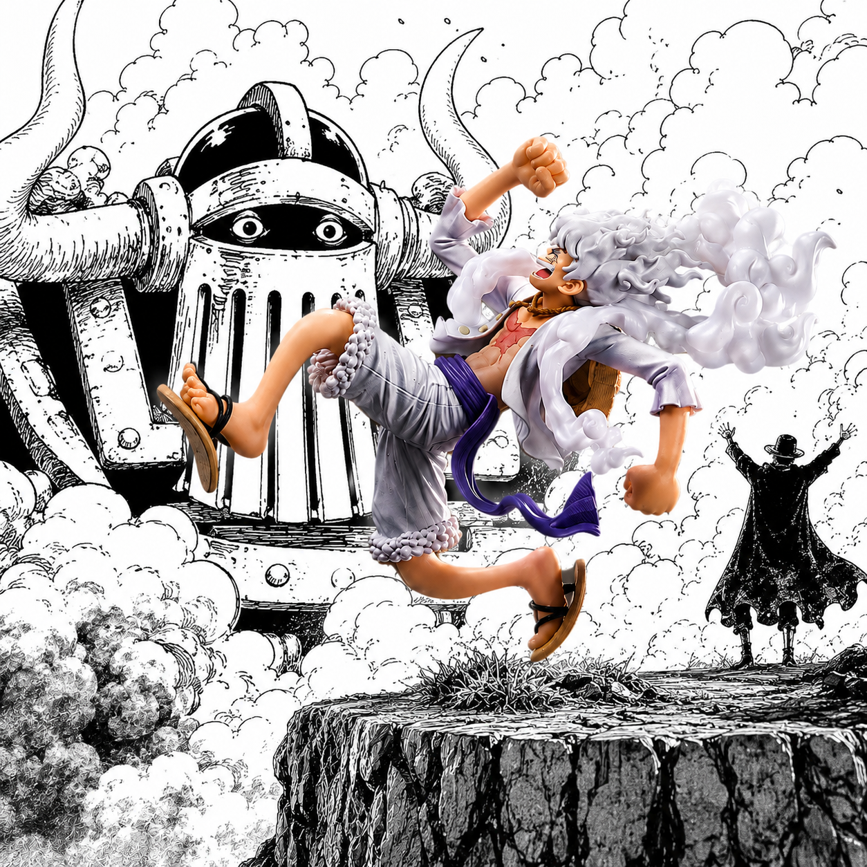One Piece Ichiban Kuji Beyond the Level A Prize – Monkey D. Luffy Gear 5 Figure Box Front | Bandai
