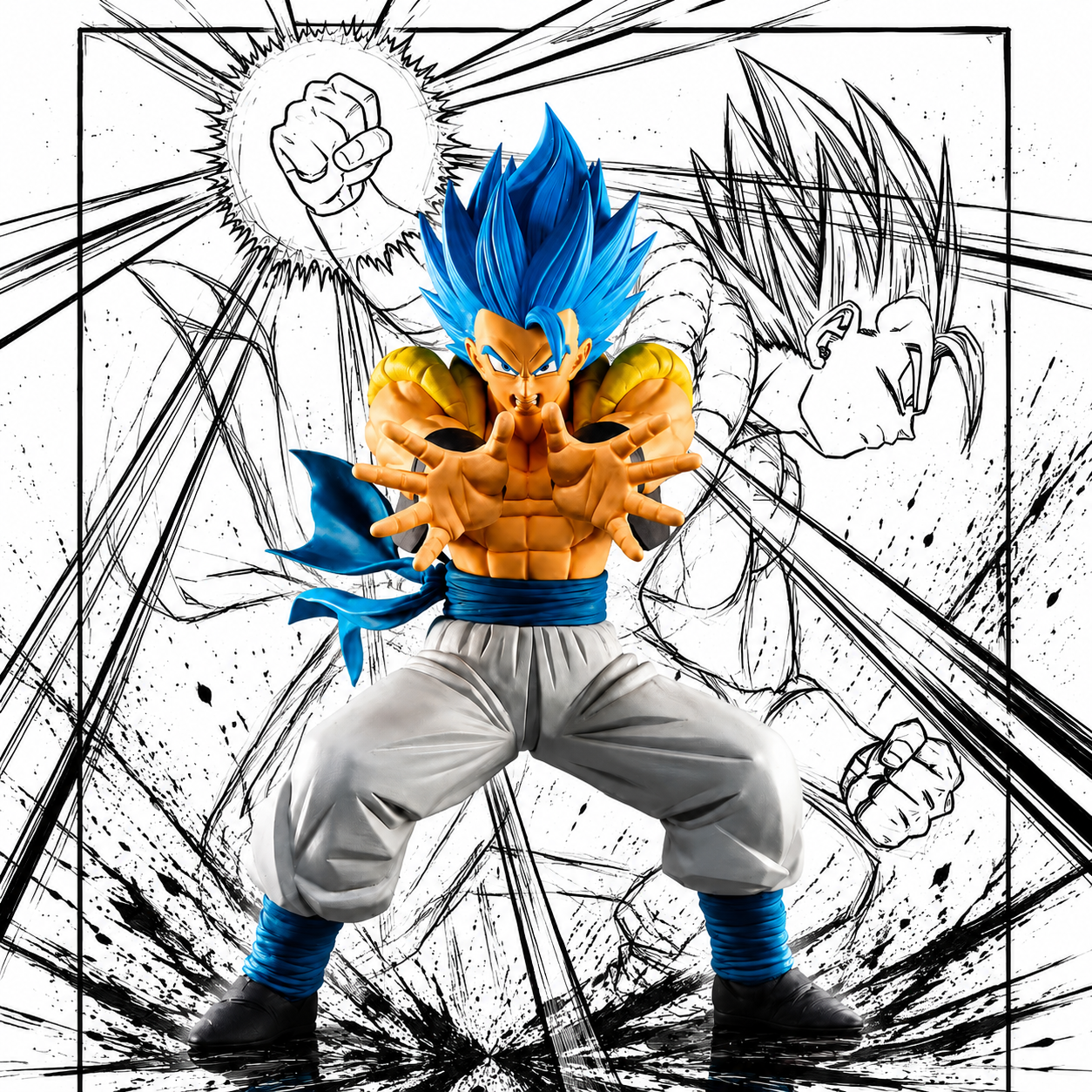 Vegito Dragon Ball Figure Front View - ENISHI HOBBY
