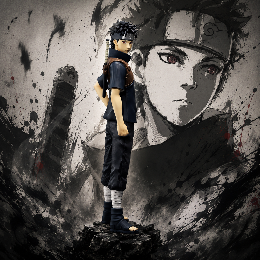 Shisui Uchiha premium action figure front view – NARUTO collectible by ENISHI HOBBY