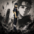 Shisui Uchiha premium action figure front view – NARUTO collectible by ENISHI HOBBY