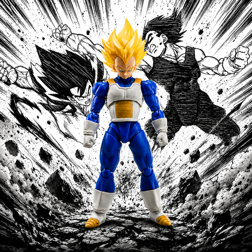 Vegeta Dragon Ball Action Figure - ENISHI HOBBY