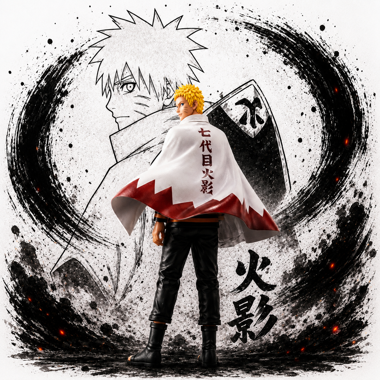 Naruto Uzumaki Figure Front View - NARUTO Anime | ENISHI HOBBY
